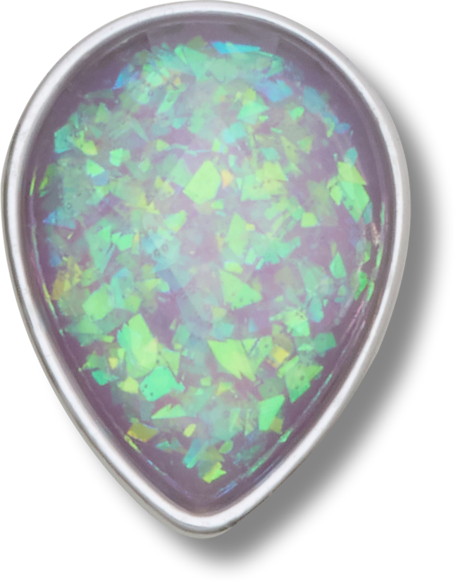 Jibbitz™ Charm Opalescent Meta Gem