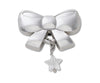 JIBBITZ™ CHARM INDIE SILVER BOW DANGLE
