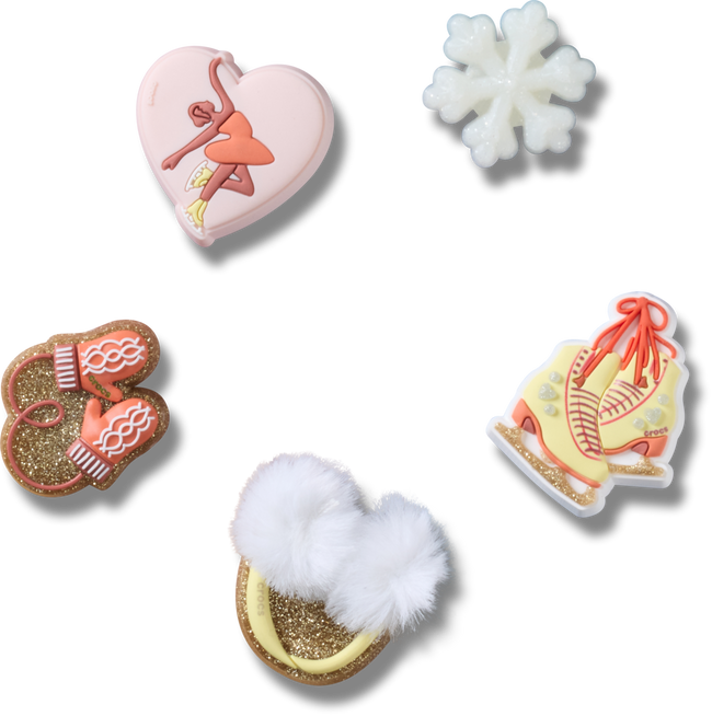 Jibbitz™ Charm Figure Skating 5 Pack