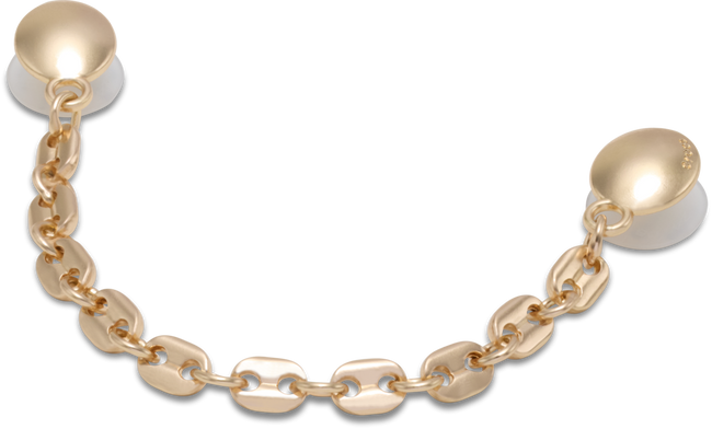 JIBBITZ™ CHARM GOLD ANCHOR CHAIN