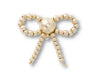 JIBBITZ™ CHARM Gold Beaded Bow