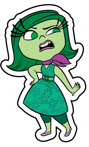 JIBBITZ™ CHARM PIXAR INSIDE OUT DISGUST