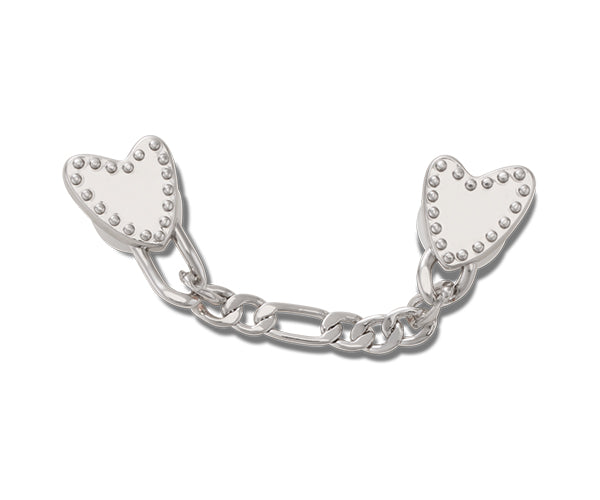 JIBBITZ™ CHARM SILVER HEART MINI CHAIN