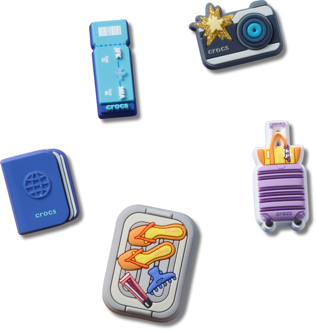 JIBBITZ™ CHARM TRAVEL ESSENTIALS 5 PACK