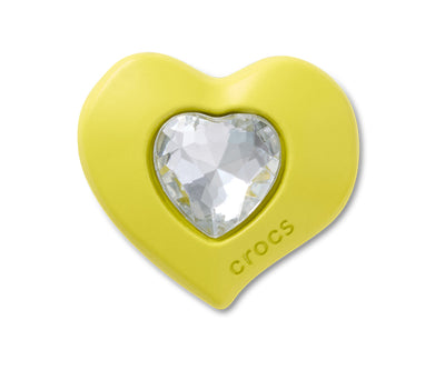JIBBITZ™ CHARM Yellow SMT Gem Heart