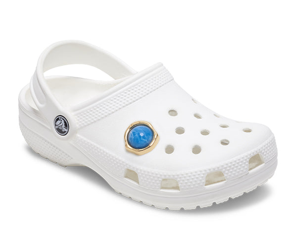 JIBBITZ™ CHARM Gold and Blue Organic Shape