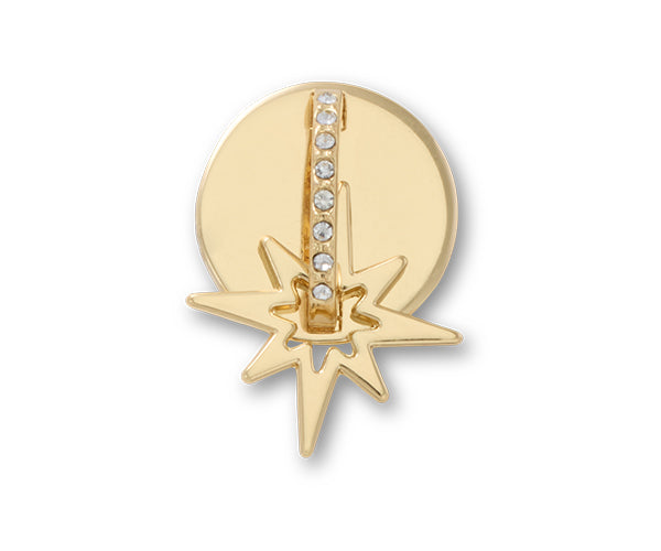 JIBBITZ™ CHARM Gold SMT Gem Starburst