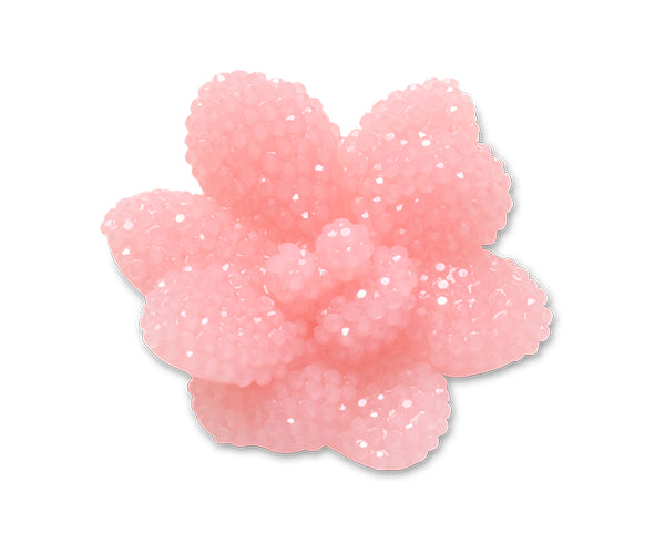 JIBBITZ™ CHARM Beaded Pink Flower