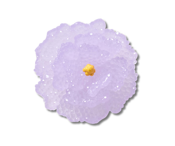 JIBBITZ™ CHARM Beaded Purple Flower