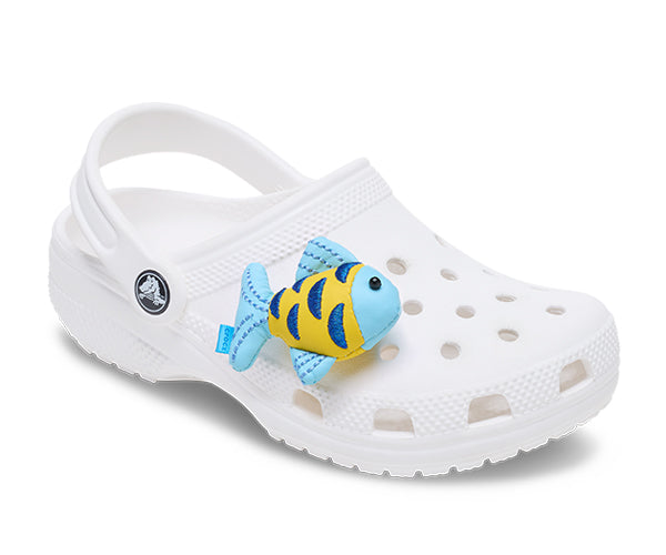 JIBBITZ™ CHARM Blue and Gold Sparkle Fish