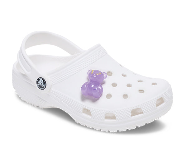 JIBBITZ™ CHARM Purple Festival Bear