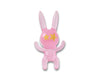 JIBBITZ™ CHARM Funky Pink Bunny