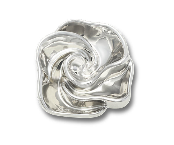 JIBBITZ™ CHARM Silver Flower Swirl