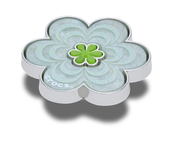JIBBITZ™ CHARM Marbled Green Flower