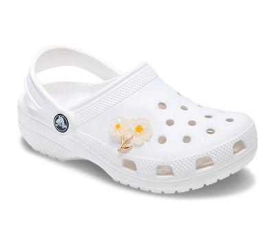 JIBBITZ™ CHARM White Floral Blossom
