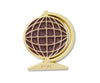JIBBITZ™ CHARM Retro Maroon Globe