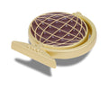 JIBBITZ™ CHARM Retro Maroon Globe