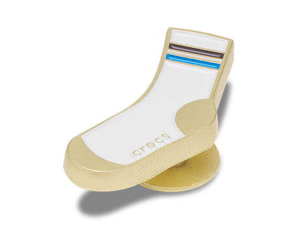 JIBBITZ™ CHARM Golden Crocs Sock