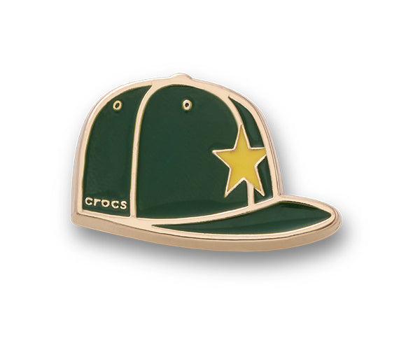 JIBBITZ™ CHARM Green Star Baseball Cap