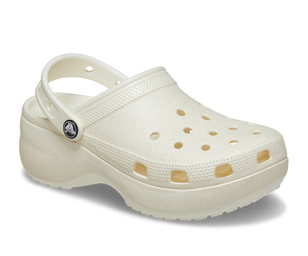 Women's Crocs Platform Glitter Clog