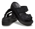 WOMEN'S CROCS BROOKLYN BUCKLE LOW WEDGE