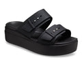 WOMEN'S CROCS BROOKLYN BUCKLE LOW WEDGE