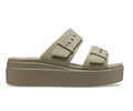 WOMEN'S CROCS BROOKLYN BUCKLE LOW WEDGE