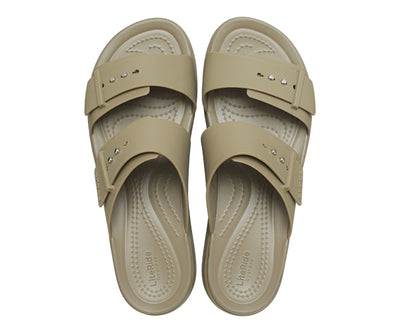 WOMEN'S CROCS BROOKLYN BUCKLE LOW WEDGE