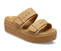 WOMENS CROCS BROOKLYN BUCKLE LOW WEDGE