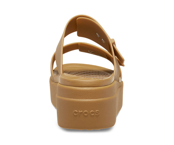 WOMENS CROCS BROOKLYN BUCKLE LOW WEDGE