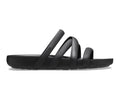 WOMEN'S CROCS SPLASH STRAPPY SANDAL BLACK