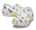 Kids Crocs Classic Doodle Print Clog Toddlers