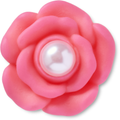Pink Flower With Pearl Center