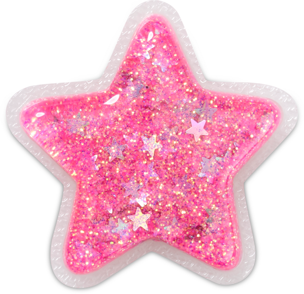 Squishy Glitter Star