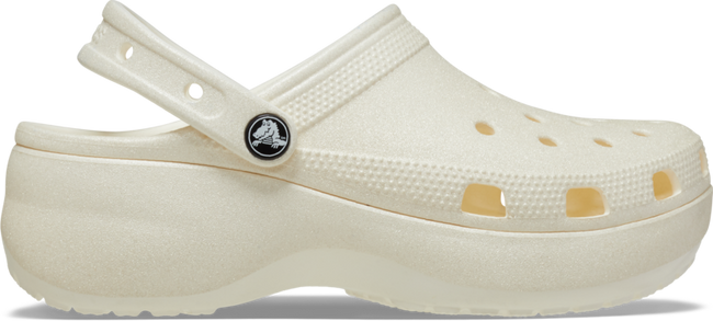 Women's Crocs Platform Glitter Clog