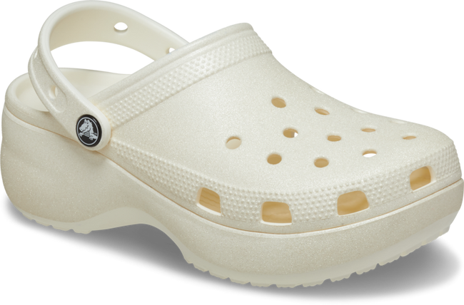 Women's Crocs Platform Glitter Clog