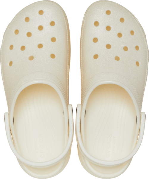 Women's Crocs Platform Glitter Clog