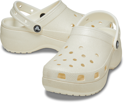 Women's Crocs Platform Glitter Clog